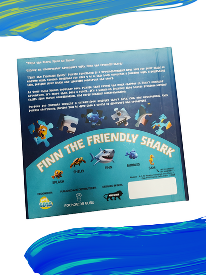 My first puzzle story: Finn the Friendly Shark