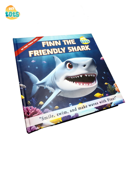 My first puzzle story: Finn the Friendly Shark